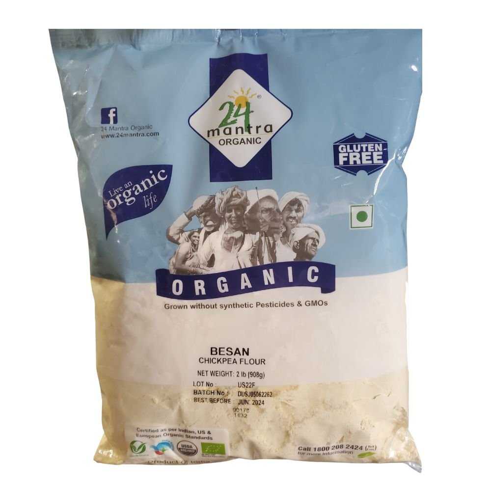 24 Mantra Organic Besan Chickpea Flour 2lb 8.99