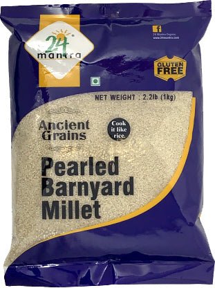24 Mantra Organic Pearled Barnyard Millet - Grocery | Desimart