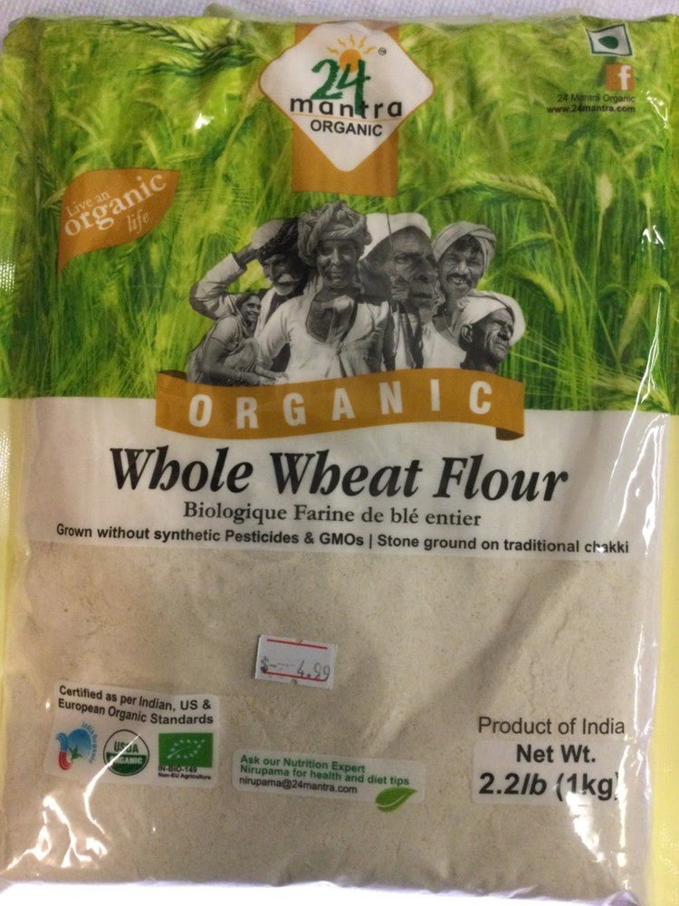 24 Mantra Organic Whole Wheat Flour - Atta | Desimart