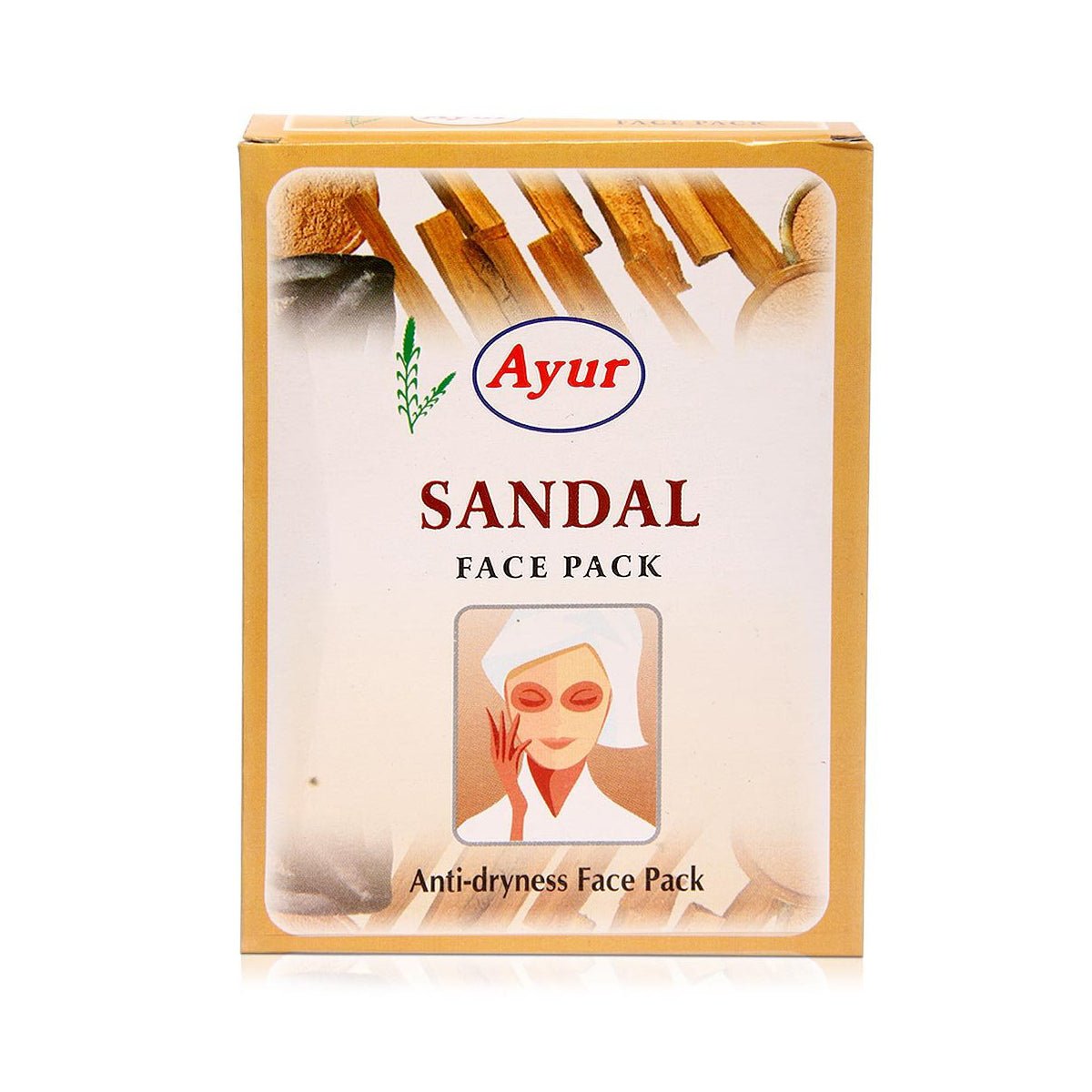 Ayur Sandal Face Pack Anti- dryness 100 g - cosmetic | Desimart