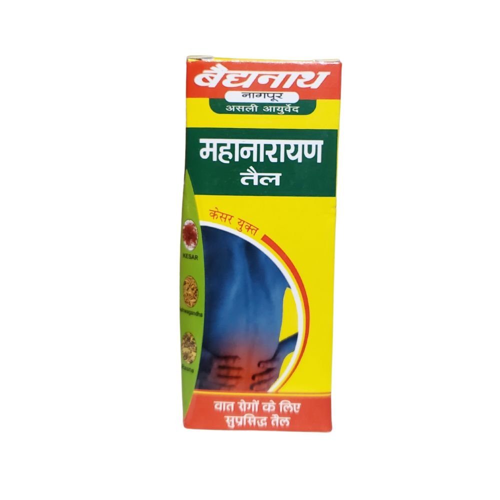 Baidyanath Mahanarayan Oil (Taila) For Joint & Muscular Pain 100ml (3.38oz) - Hair Care | Desimart