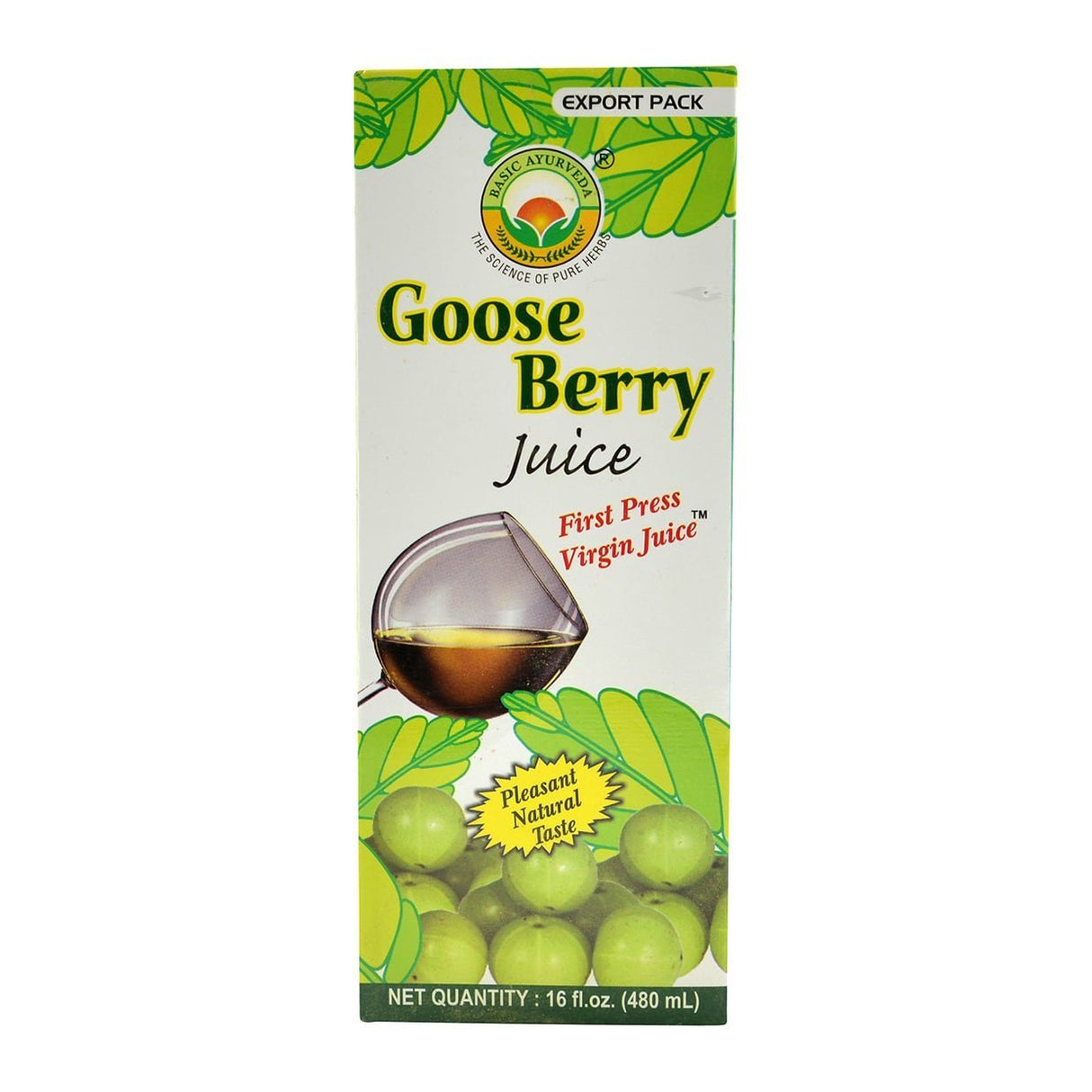 Basic Ayurveda Amla (Goose Berry) Herbal Juice 480ml - Juice | Desimart
