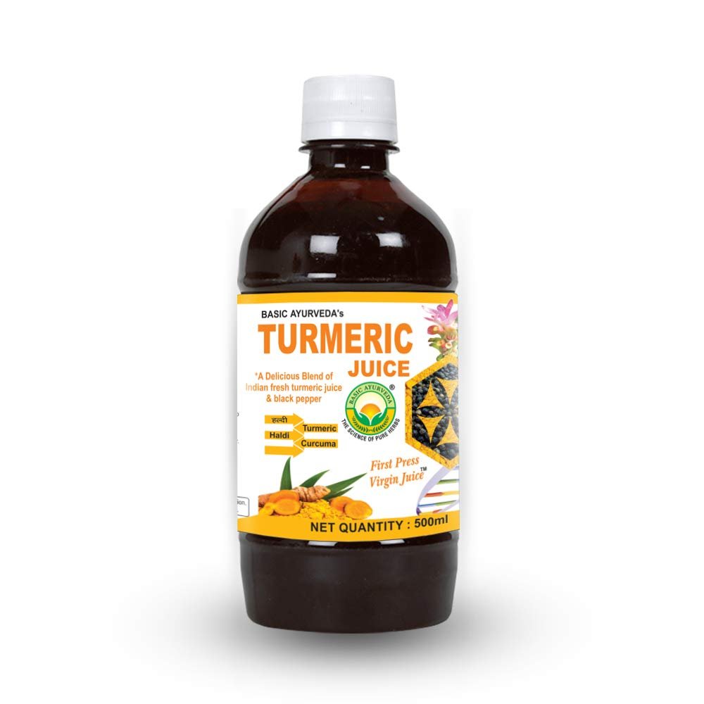 Basic Ayurvedic, Turmeric Juice, 480ml - Juice | Desimart