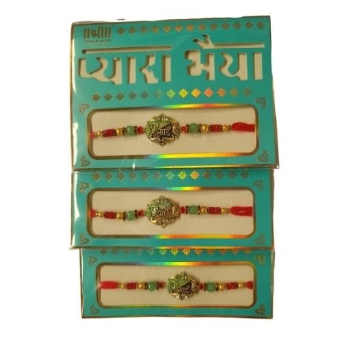 Beautiful Oom Sai Handcrafted Rakhi For The Occasion (Pack of 3)