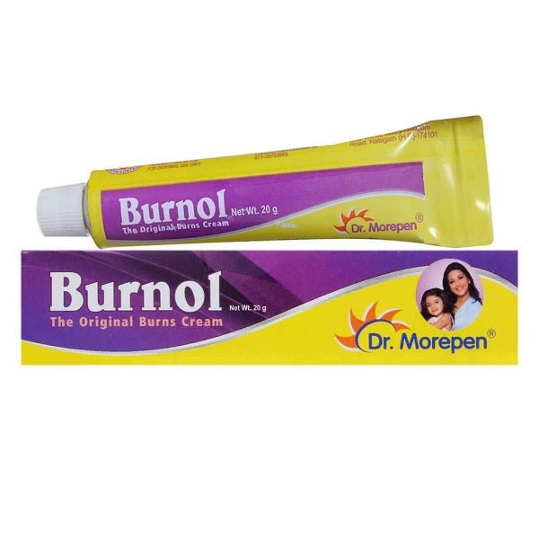 Burnol Original Burns Cream By Dr Morepen 20g - Health Plus | Desimart