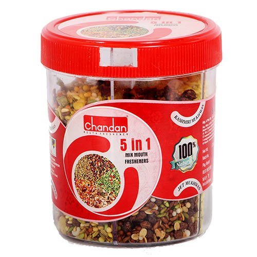 Chandan 5 in 1 Mix Mouth Freshner Sweet Fennel Mix 230gm (8.11oz) - Mouth freshner | Desimart