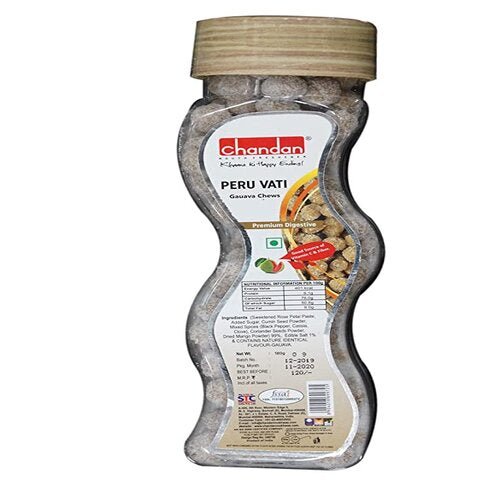 Chandan Peru Vati Guava Chews Premium Digestive Mouth Freshener 180g (6.34oz) - Mouth freshner | Desimart