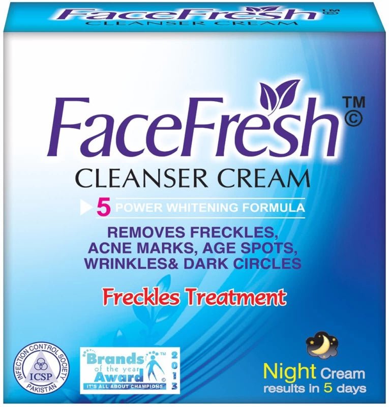 FaceFresh Cleanser Cream Freckles Removal Night Cream - Creams | Desimart