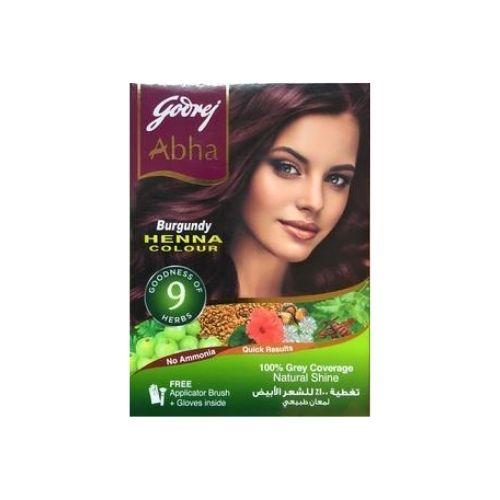 Godrej Abha Natural Black Henna Colour No Ammonia 60g (2.11oz) - Singh Cart