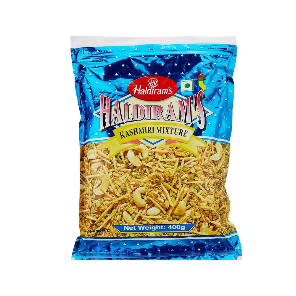 Haldirams Kashmiri Mixture Namkeen 400g (14.12oz) - Namkeen & Savoury Snacks | Desimart