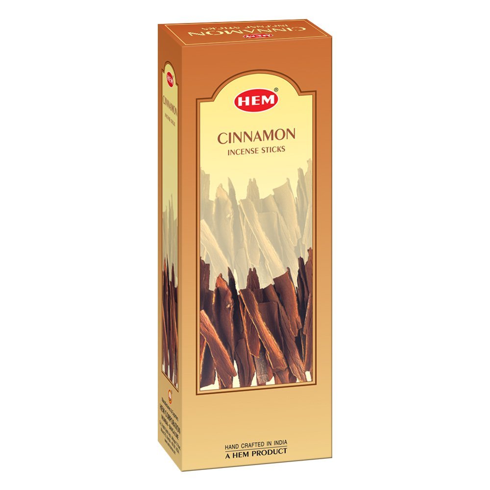Hem Cinnamon Incense Sticks (Agarbatti) 120 Sticks - Incense & Dhoop | Desimart