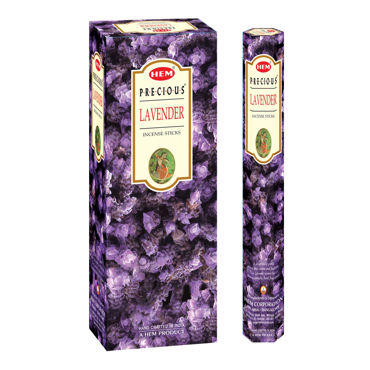 Hem Lavender Incense Sticks 120 Sticks - Incense & Dhoop | Desimart