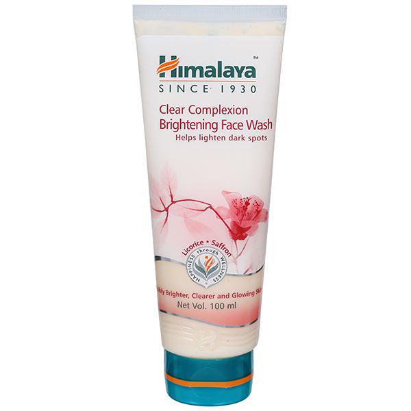 Himalaya Clear Complexion Brightening Face Wash Lighten Dark Spots 100ml - Face Care | Desimart