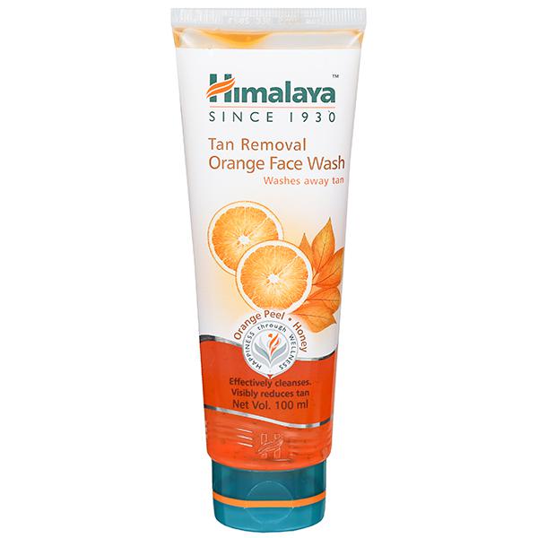 Himalaya Tan Removal Orange Face Wash 100 ml - Face Care | Desimart