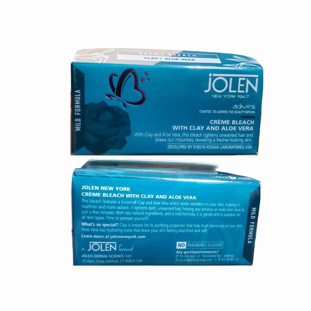 Jolen Creme Bleach Lightens Dark Hair 34g (1.20oz) - Singh Cart