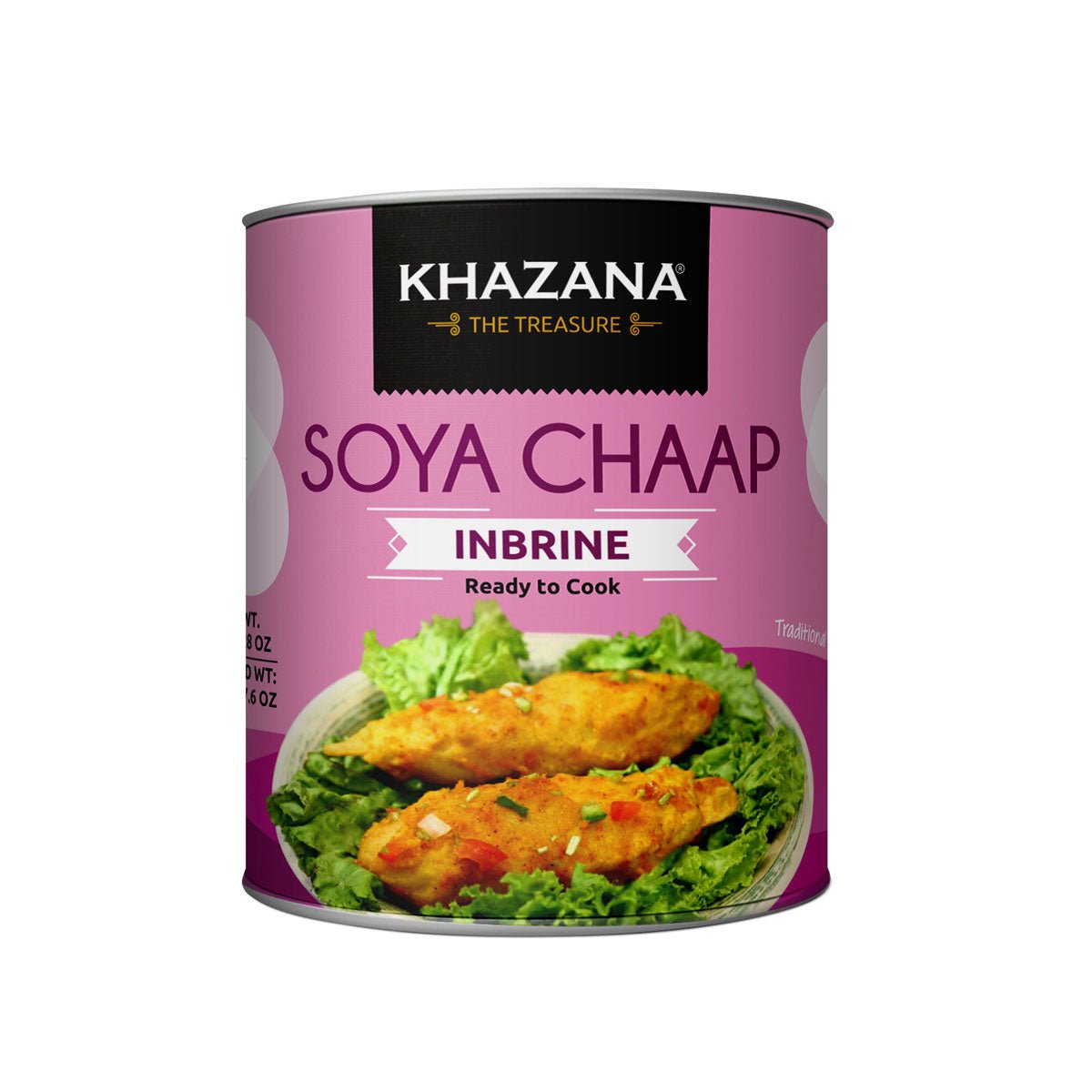 Khazana Soya Chaap Vegetarian High Protein Delicious 800 g - Ready to eat | Desimart