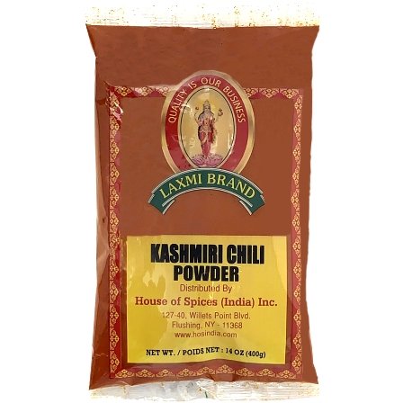 Laxmi Kashmiri Chilli Powder - 400 Gm (14 Oz) - Spices | Desimart