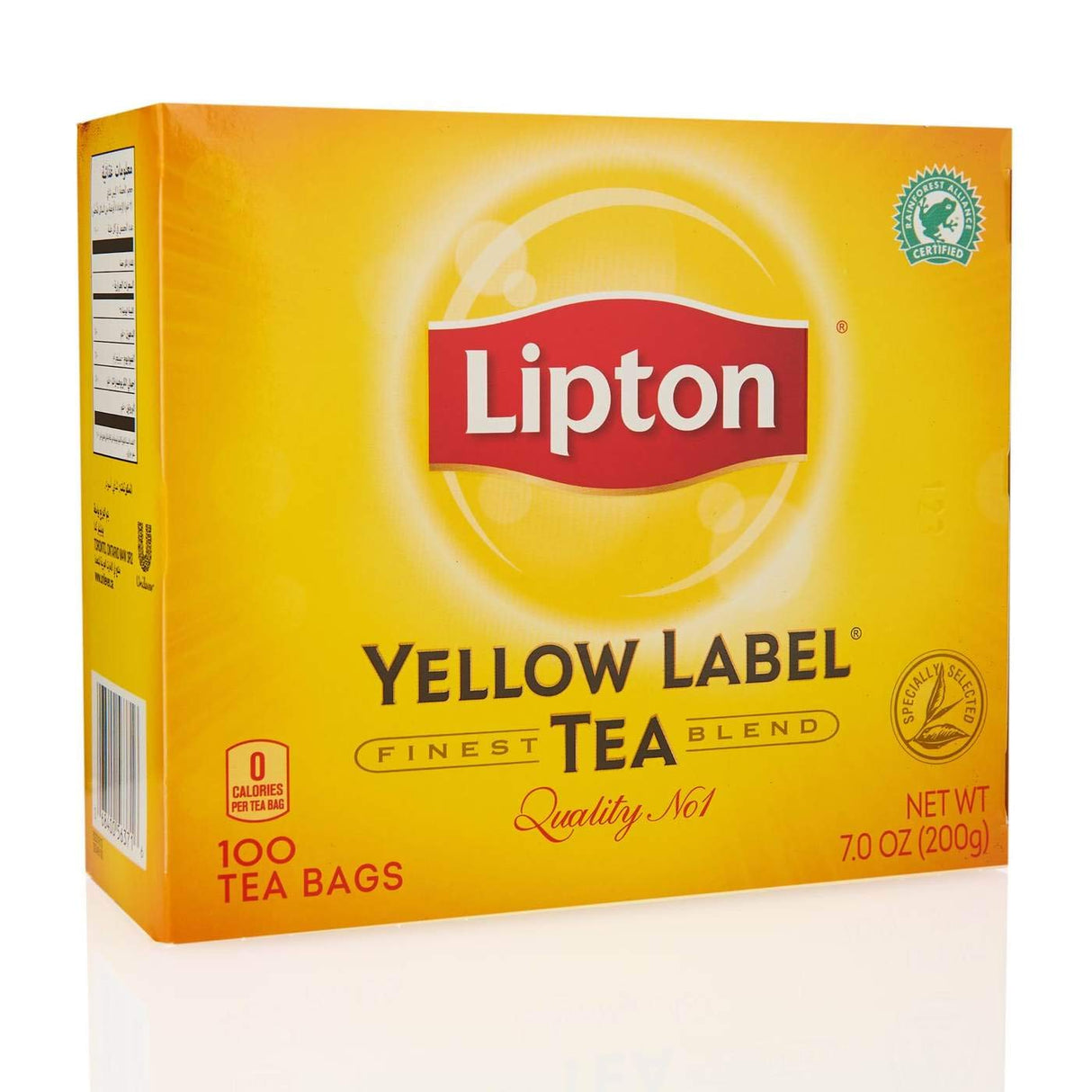 Lipton Yellow Label 100 tea bags Orange Pakoe - Desimart