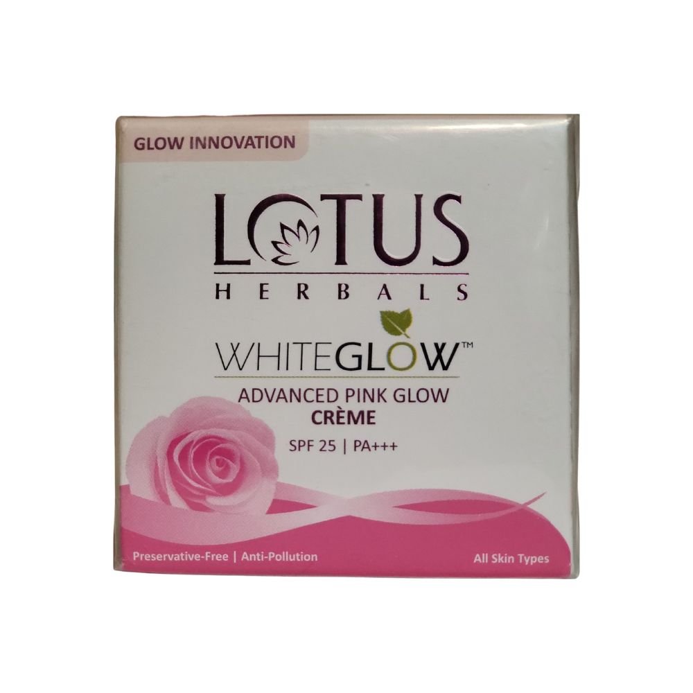Lotus Whiteglow Advanced Pink Glow Cream SPF 25 I PA+++ 50g - Creams & Moisturizers | Desimart
