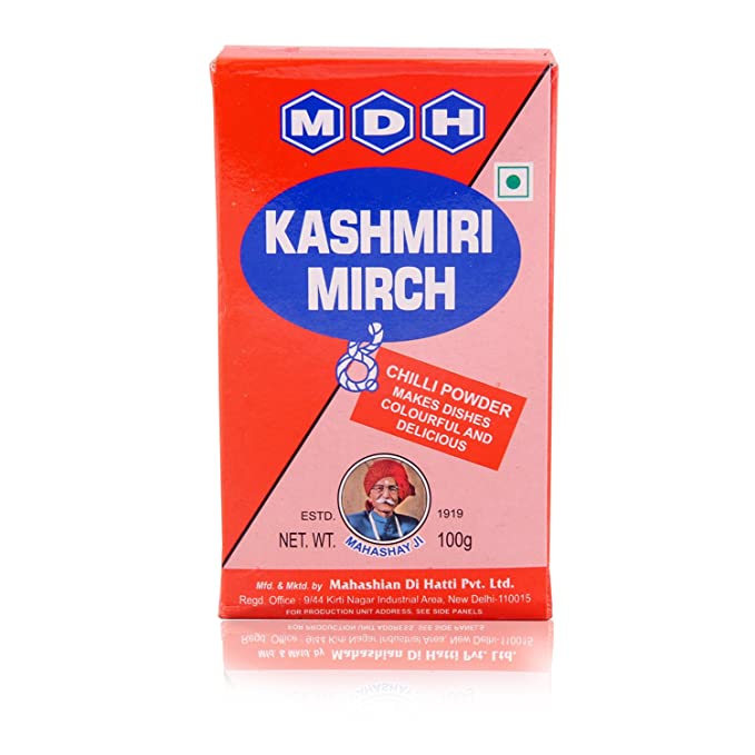 MDH Kashmiri Mirch Powder 100g - Ground Spices | Desimart