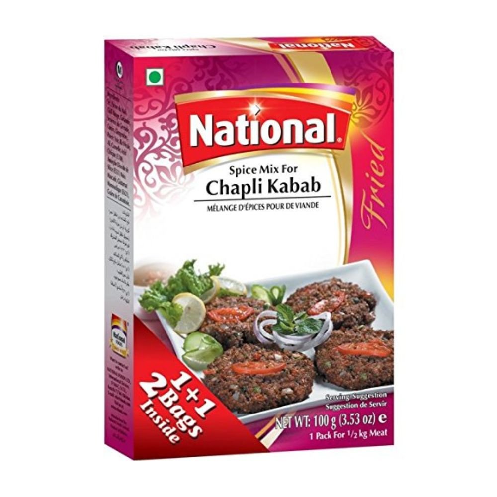 National Chapli Kabab Recipe mix 100g - Spices | Desimart