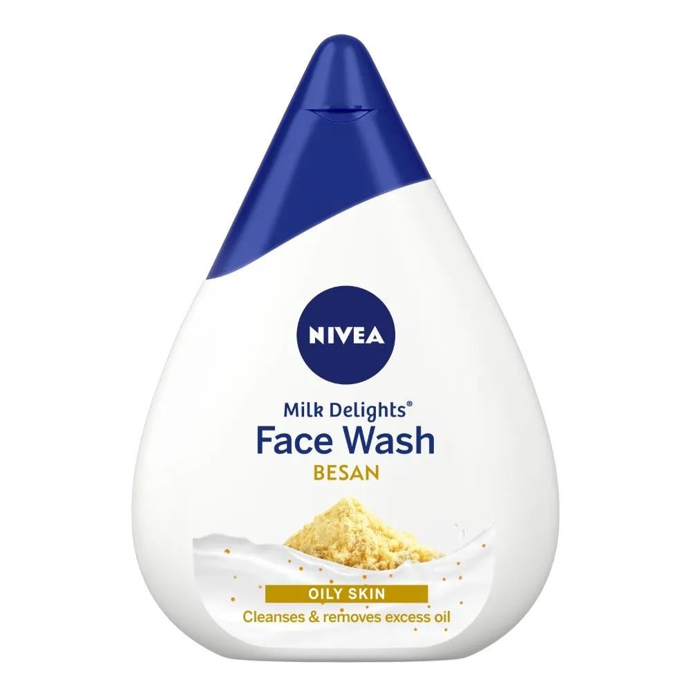 Nivea Milk Delights Face Wash Besan For Oily Skin 100ml - Face Care | Desimart