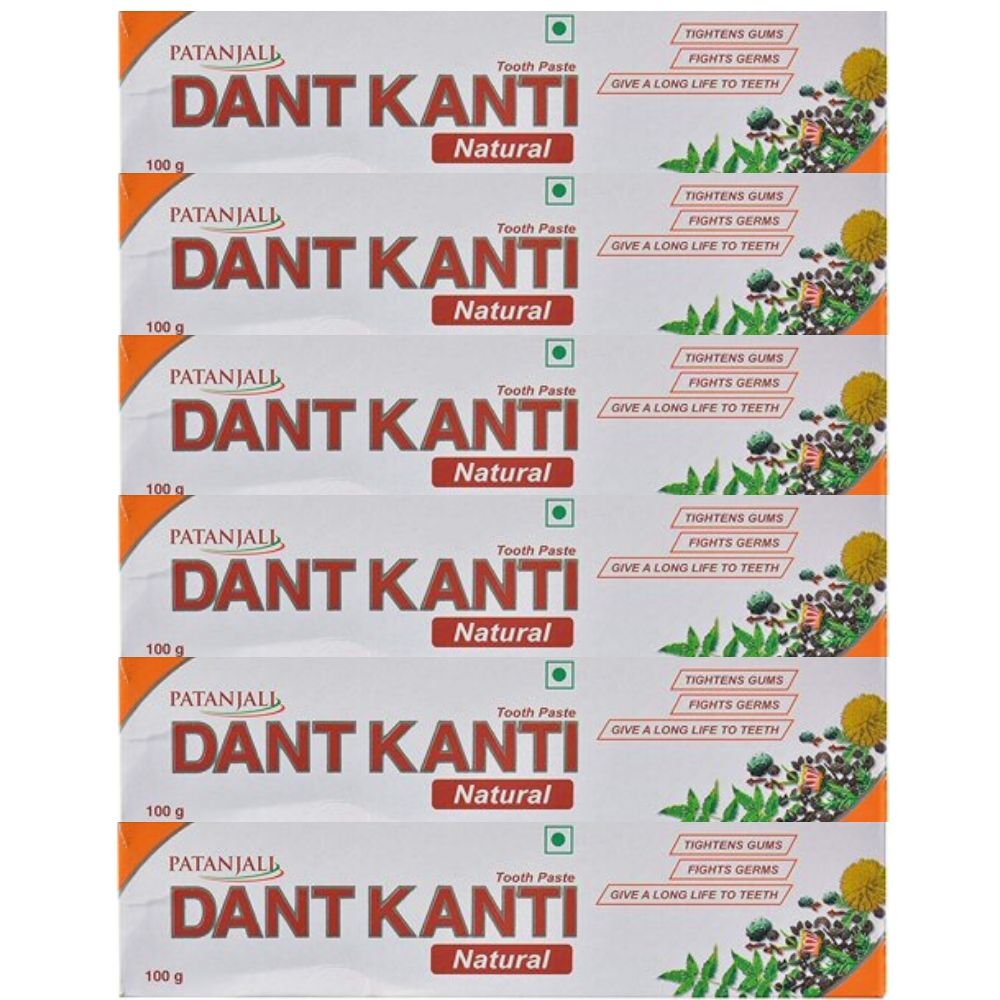 Patanjali Dant Kanti Toothpaste Natural 100g - Singh Cart