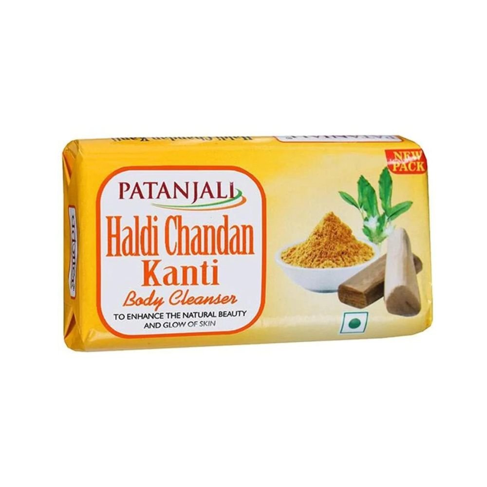 Patanjali Haldi Chandan kanti Body Cleanser Soap 150g - Soap & Detergent | Desimart