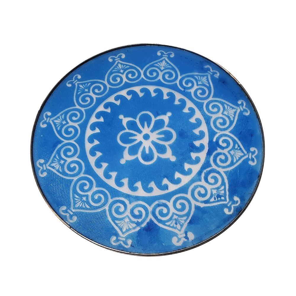 Resuable Rangoli Stencils Beautiful Design Steel Net 12 Inch - Desimart