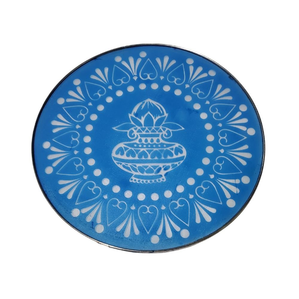 Resuable Rangoli Stencils Beautiful Design Steel Net 12 Inch - Desimart