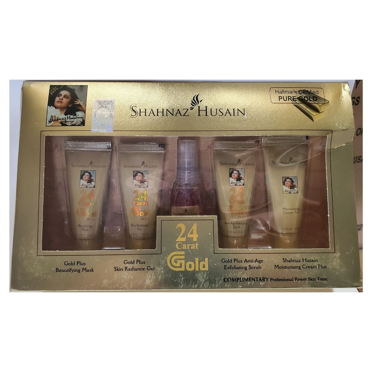 Shahnaz Husain 24 Carat Gold Kit Hallmark Certified Pure Gold 55g - Face Care | Desimart