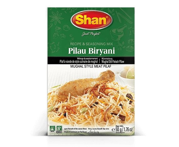 Shan Pulao Biryani Recipe Mix 50g - Spices | Desimart