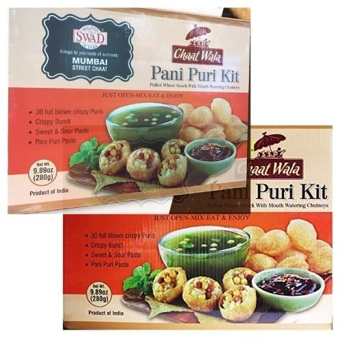 Swad Chaat Wala Pani Puri Kit Mumbai Street Chaat Mix Eat & Enjoy 280g (9.89oz) - Singh Cart