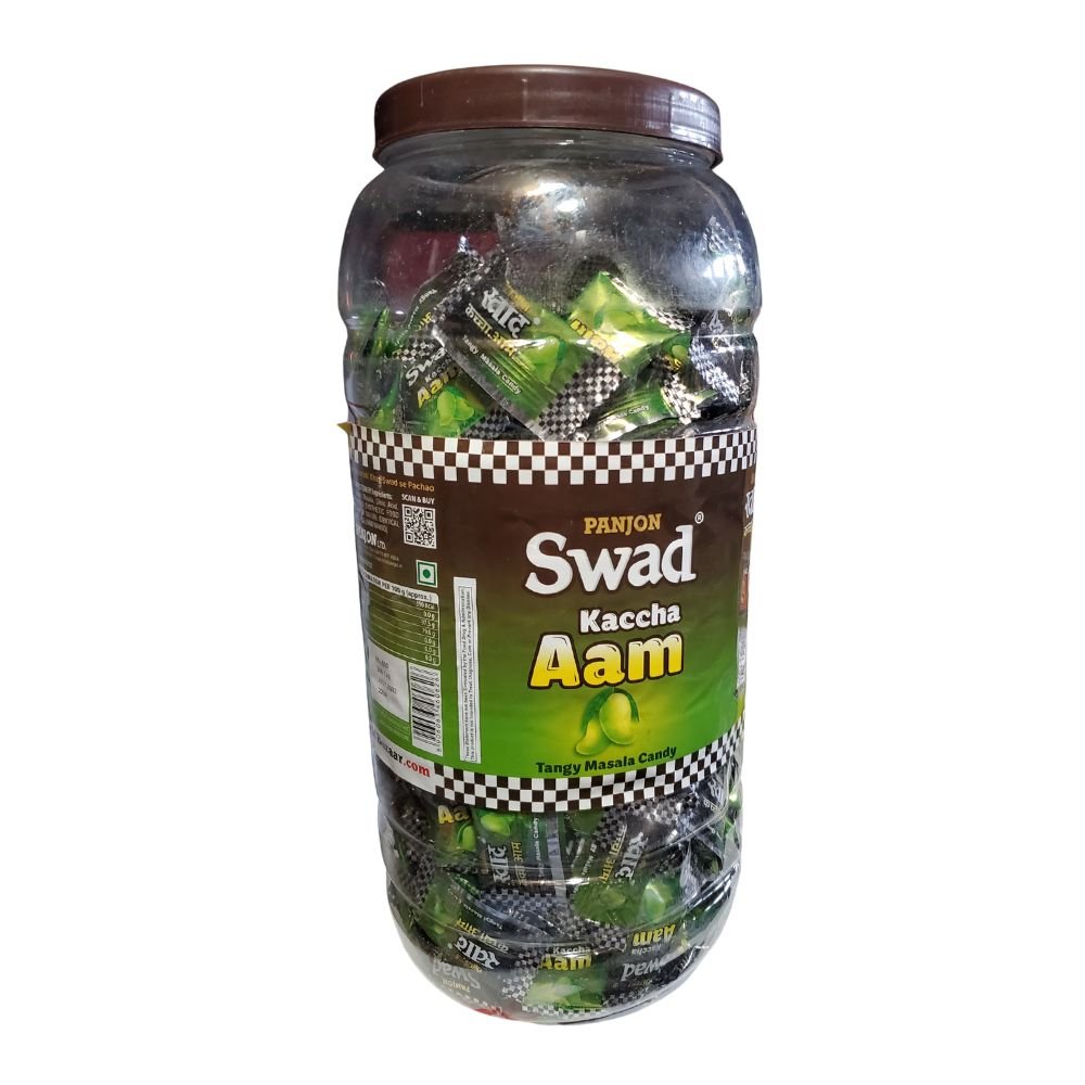 Swad Kaccha Aam Candy Jar 300 Candies - Candy | Desimart