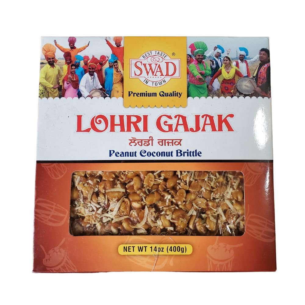 Swad Lohri Gajak Peanut Chikki 400g (Pack of 2) - Ready to eat | Desimart