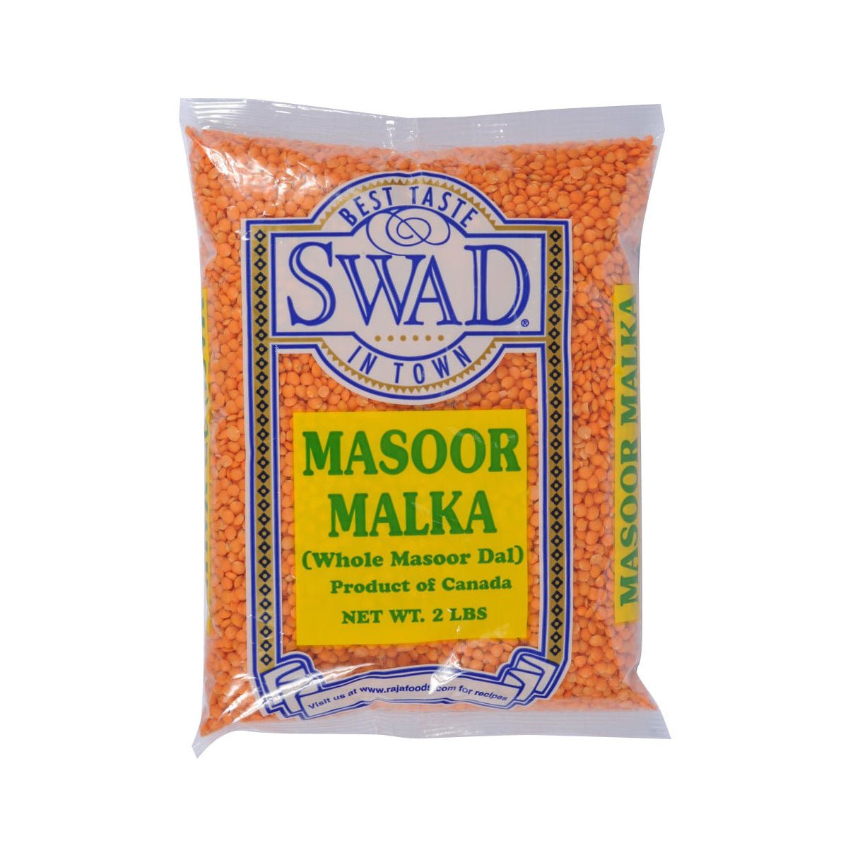 Swad Masoor Malka Whole Masoor Dal 4lbs - Dals & Beans | Desimart