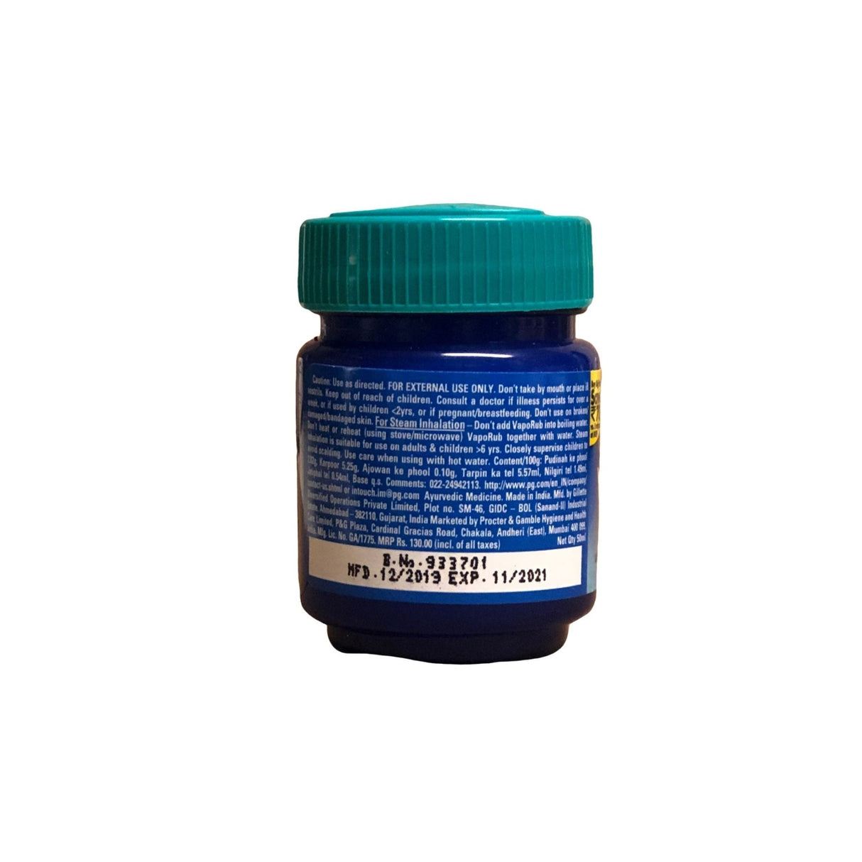 Vicks VapoRub Relieves 6 Cold Symptoms 50ml (1.69 oz) - Singh Cart