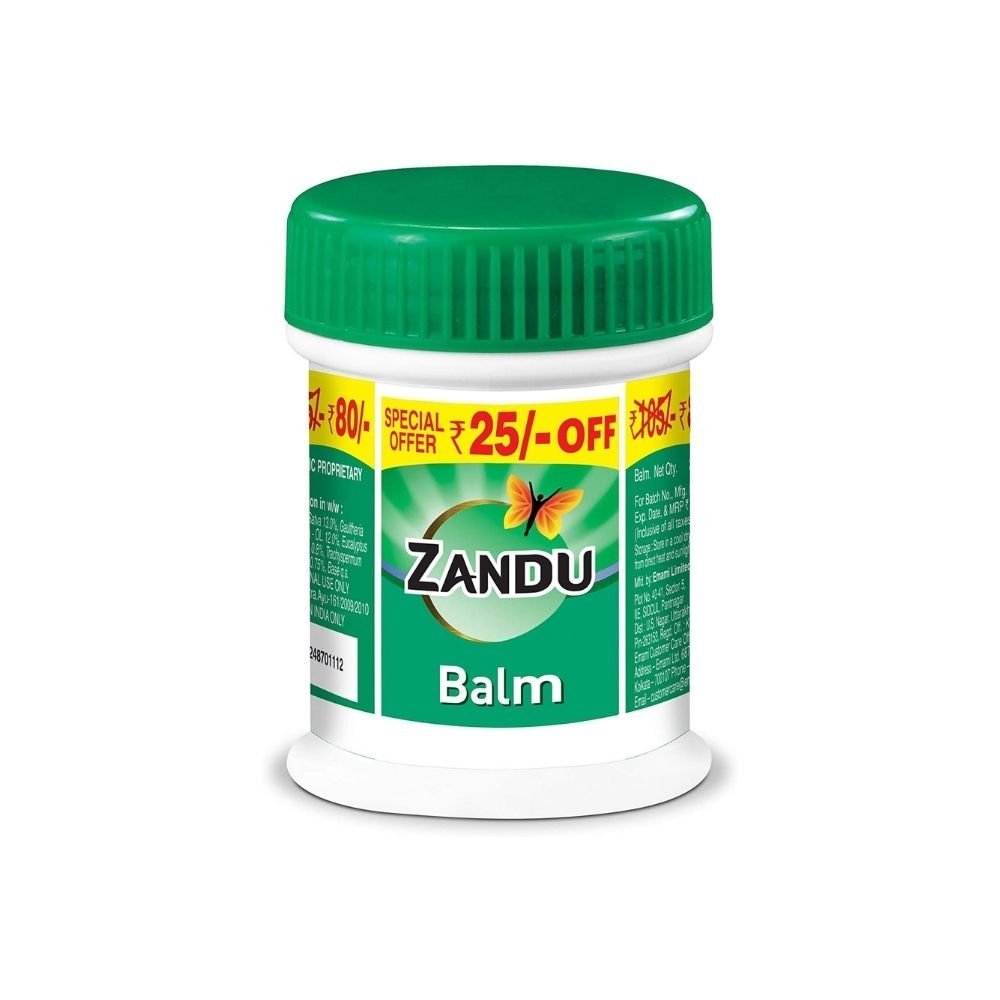 Zandu Balm Ayurvedic Pain Relief Balm Fast Action 50 ml - Singh Cart