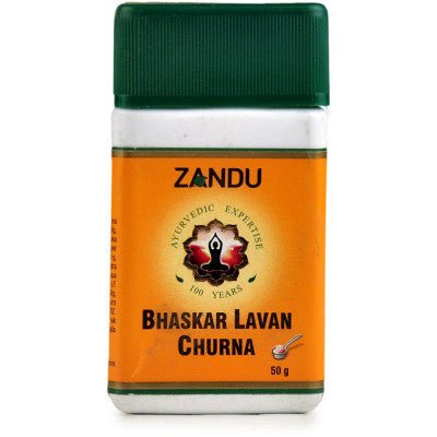 Zandu Bhaskar Lavan Churna Ayurvedic 100% Vegetarian 60 g - Health Plus | Desimart