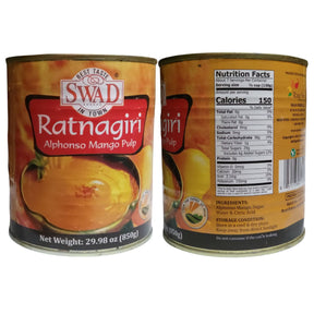 Swad Ratnagiri Alphonso Mango Pulp 850g - Beverages | Desimart