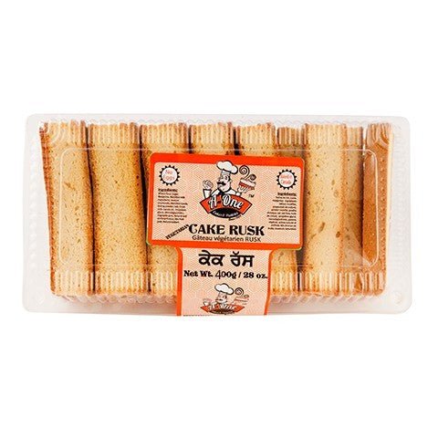 A One Cake Rusk Eggless 400g - Cookies & snacks | Desimart