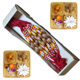 Beautiful Pearl Rakhi With Red Thread - Singh Cart