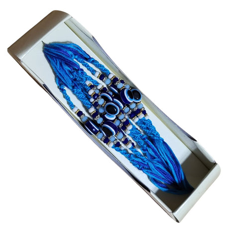 Eagle Eye Blue Thread Rakhi - Rakhi | Desimart
