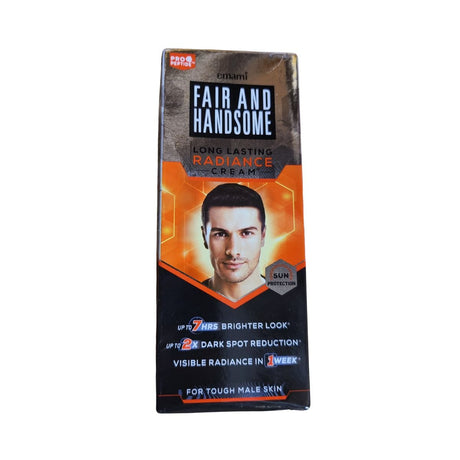 Emami Fair And Handsome Fairness Cream For Men 60g (2.11oz) - Face Cream | Desimart