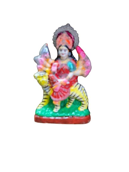 Maa Durga Clay Idol Medium - God's Idol | Desimart