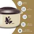Milton Thermoware Insulate Casserole Medium Size Orchid 3000 - utencils | Desimart