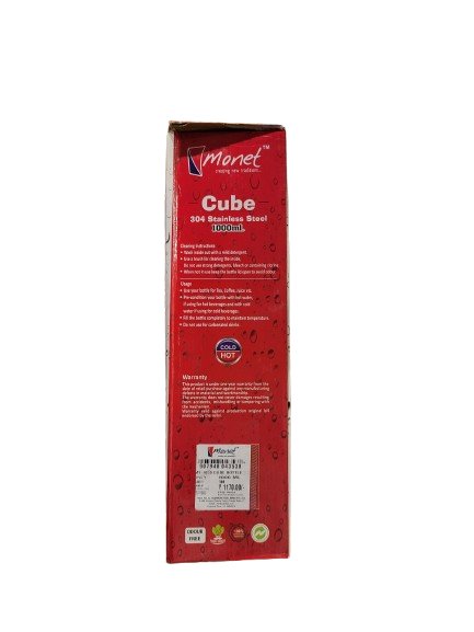 Monet Cube Thermos Stainless Steel Cold/Hot 1000ml - | Desimart