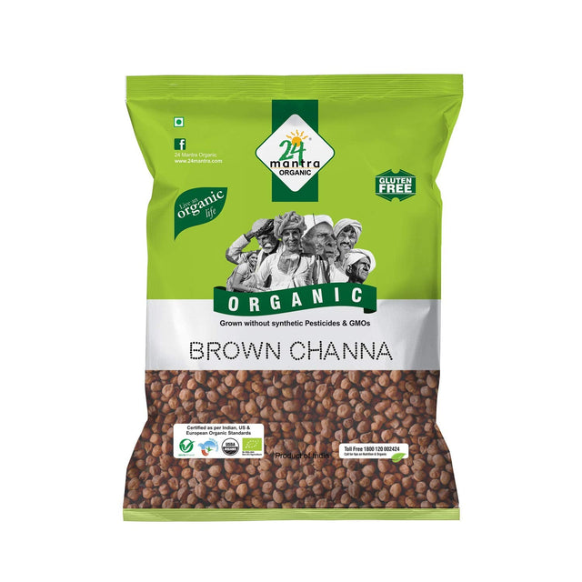 24 Mantra Organic Brown Chana - Dals & Beans | Desimart