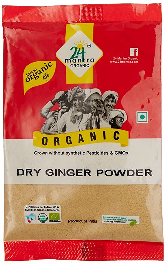 24 Mantra Organic Dry Ginger Powder - Spices | Desimart