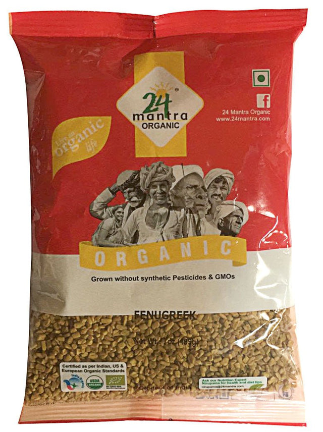 24 Mantra Organic Fenugreek Methi 100g - Spices | Desimart